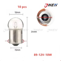 89 65W High Beam Fog Lamp Bulb 10 Pcs in 1 Pack Fits Various Models 89-12V-10W