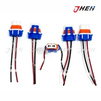 HB4 9006 Ceramic Headlight Socket Connector Pigtail 5 Pcs in 1 pack Fits Various Models 9006-CZ