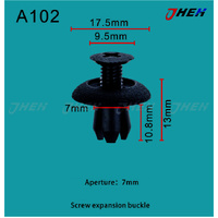 A102 Car Trim Clips 10 Pcs in 1 Pack Fits Toyota Models