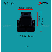 A110 Car Trim Clips 10 Pcs in 1 Pack Fits Toyota Models