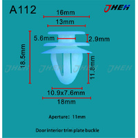 A112 Car Trim Clips 10 Pcs in 1 Pack Fits Toyota Models