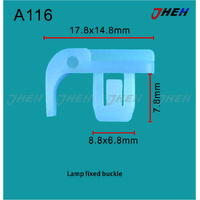 A116 Car Trim Clips 10 Pcs in 1 Pack Fits Toyota Models