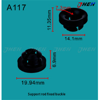 A117 Car Trim Clips 10 Pcs in 1 Pack Fits Toyota Models