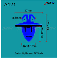 A121 Car Trim Clips 10 Pcs in 1 Pack Fits Toyota Models