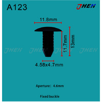 A123 Car Trim Clips 10 Pcs in 1 Pack Fits Toyota Models