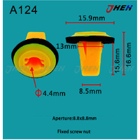 A124 Car Trim Clips 10 Pcs in 1 Pack Fits Toyota Models