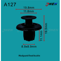 A127 Car Trim Clips 10 Pcs in 1 Pack Fits Toyota Models