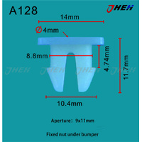A128 Car Trim Clips 10 Pcs in 1 Pack Fits Toyota Models