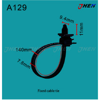 A129 Auto Cable Zip Ties 10 Pcs in 1 Pack Fits Toyota Models
