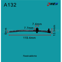 A132 Auto Cable Zip Ties 10 Pcs in 1 Pack Fits Toyota Models