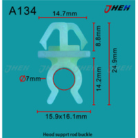 A134 Car Trim Clips 10 Pcs in 1 Pack Fits Toyota Models