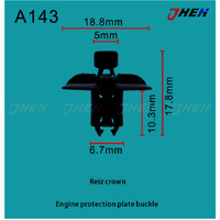 A143 Car Trim Clips 10 Pcs in 1 Pack Fits Toyota Models
