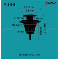 A144 Car Trim Clips 10 Pcs in 1 Pack Fits Toyota Models