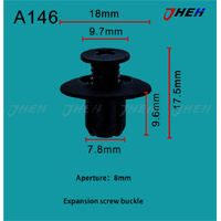A146 Car Trim Clips 10 Pcs in 1 Pack Fits Toyota Models