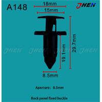 A148 Car Trim Clips 10 Pcs in 1 Pack Fits Toyota Models