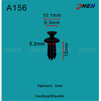 A156 Car Trim Clips 10 Pcs in 1 Pack Fits Toyota Models