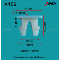 A159 Car Trim Clips 10 Pcs in 1 Pack Fits Toyota Models