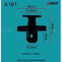 A161 Car Trim Clips 10 Pcs in 1 Pack Fits Toyota Models