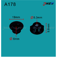 A178 Car Trim Clips 10 Pcs in 1 Pack Fits Toyota Models