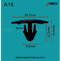 A18 Car Trim Clips 10 Pcs in 1 Pack Fits Toyota Models