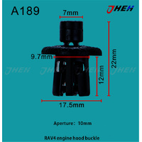 A189 Car Trim Clips 10 Pcs in 1 Pack Fits Toyota Models