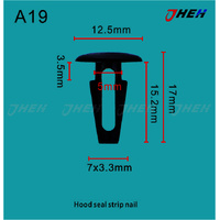 A19 Car Trim Clips 10 Pcs in 1 Pack Fits Toyota Models