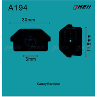 A194 Car Trim Clips 10 Pcs in 1 Pack Fits Toyota Models