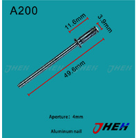 A200 Auto Blind Rivets 10 Pcs in 1 Pack Fits Toyota Models