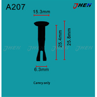 A207 Car Trim Clips 10 Pcs in 1 Pack Fits Toyota Models
