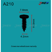 A210 Car Trim Clips 10 Pcs in 1 Pack Fits Toyota Models