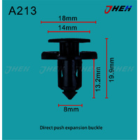A213 Car Trim Clips 10 Pcs in 1 Pack Fits Toyota Models