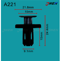 A221 Car Trim Clips 10 Pcs in 1 Pack Fits Toyota Models