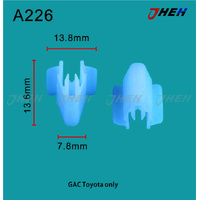 A226 Car Trim Clips 10 Pcs in 1 Pack Fits Toyota Models