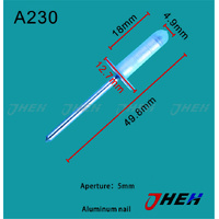 A230 Auto Blind Rivets 10 Pcs in 1 Pack Fits Toyota Models