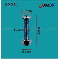 A235 Auto Body Screws 10 Pcs in 1 Pack Fits Toyota Models