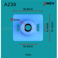 A239 Car Trim Clips 5 Pcs in 1 Pack Fits Toyota Models