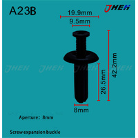 A23B Car Trim Clips 10 Pcs in 1 Pack Fits Toyota Models