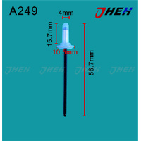 A249 Auto Blind Rivets 10 Pcs in 1 Pack Fits Toyota Models