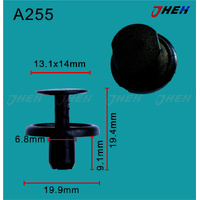 A255 Car Trim Clips 10 Pcs in 1 Pack Fits Toyota Models