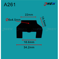 A261 Car Trim Clips 2 Pcs in 1 Pack Fits Toyota Models