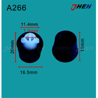 A266 Auto Rubber Bump Stops 2 Pcs in 1 Pack Fits Toyota Models