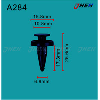 A284 Car Trim Clips 10 Pcs in 1 Pack Fits Toyota Models