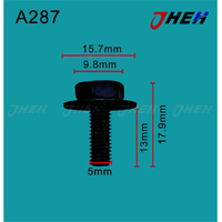 A287 Auto Body Screws 10 Pcs in 1 Pack Fits Toyota Models
