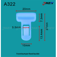 A322 Car Trim Clips 10 Pcs in 1 Pack Fits Toyota Models