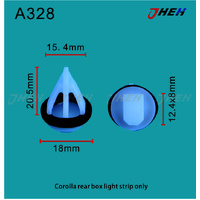 A328 Car Trim Clips 10 Pcs in 1 Pack Fits Toyota Models