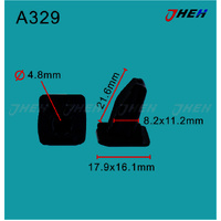 A329 Car Trim Clips 10 Pcs in 1 Pack Fits Toyota Models