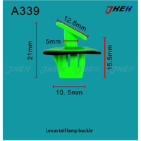 A339 Car Trim Clips 10 Pcs in 1 Pack Fits Toyota Models