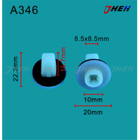 A346 Car Trim Clips 10 Pcs in 1 Pack Fits Toyota Models