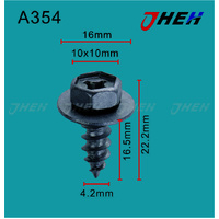 A354 Auto Body Screws 10 Pcs in 1 Pack Fits Toyota Models