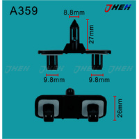 A359 Car Trim Clips 2 Pcs in 1 Pack Fits Toyota Models